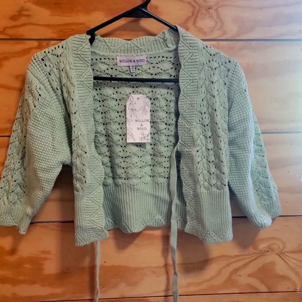 WIllow and wind cardigan NWT